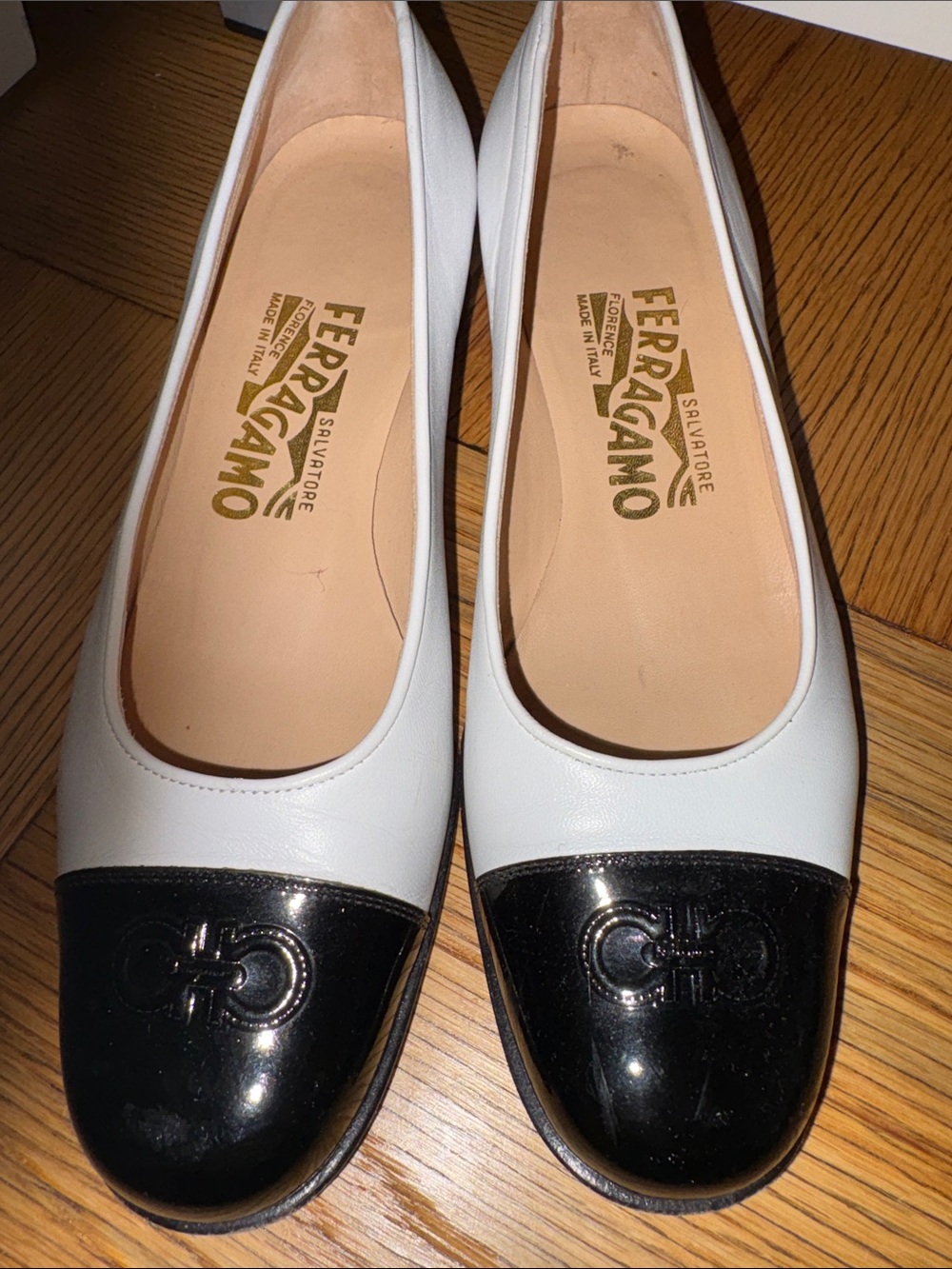 Ferragamo vintage cap toes